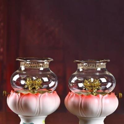 BỘ ĐỒ THỜ HOA SEN BẰNG SỨ CAO CẤP
